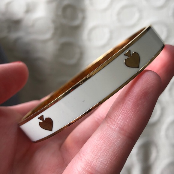 Kate Spade White Logo Enamel Bracelet - Picture 11 of 11